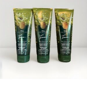 Bath & Body Works Disney Princess Tiana Body Cream, 8 oz, Set of 3